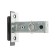 Stiring door interior Lockland zkm1bl, black color, steel tongue