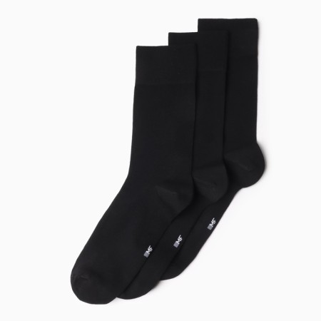 A set of men's socks (3 pairs), black color, size 27-29-1