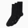 A set of men's socks (3 pairs), black color, size 27-29