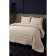 A set with a bedspread "Nadine", size 230x250 cm, 50x70 cm - 2 pcs, beige color