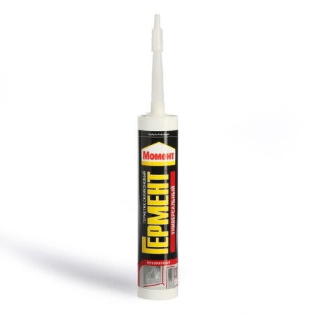Sealant moment a herment, silicone, universal, transparent, 280 g-2
