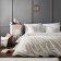 Set "Lilas": a bedspread 160 x 220 cm, pillowcase 40 x 40 cm - 2 pcs, white color
