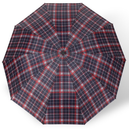 Mechanical “Cage” umbrella, 4 additions, 10 spokes, r = 55 cm, color mix-14