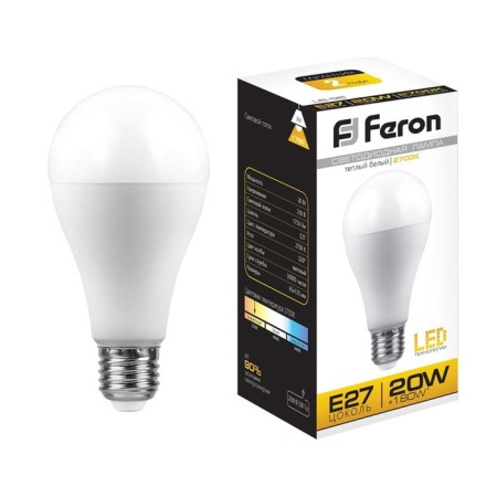 LED LED Feron, "Shar", E27, 20 W, 230 V, 2700 K