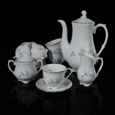 Coffee service for 6 people, 15 items