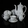 Coffee service for 6 people, 15 items