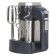 Mixer JVC JK-MX121, manual, 300 watts, 5 speeds, 2 nozzles, black with silver