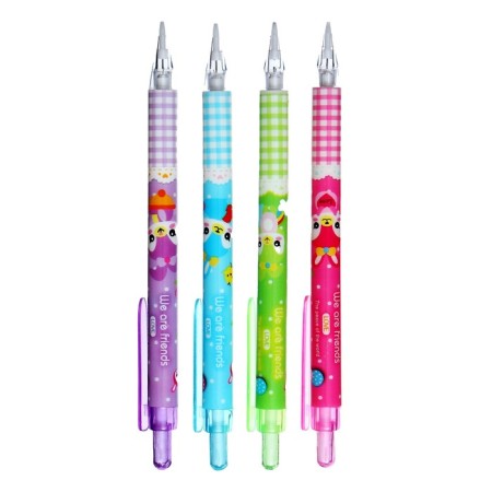 Pencil set, automatic 60 pieces, 0.5mm case with a pattern-1