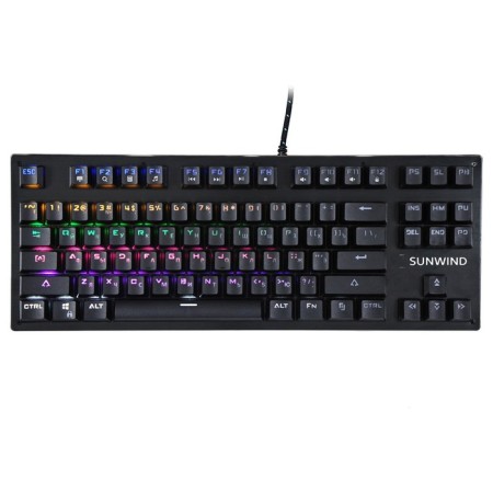 Sunwind SW-K900G Keyboard Mechanical Black USB Multimedia For Gamer Led-5