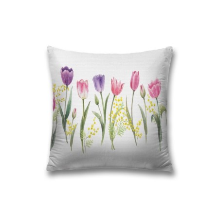 Pillowess decorative “Spring flowers”, on a zipper, size 45x45 cm