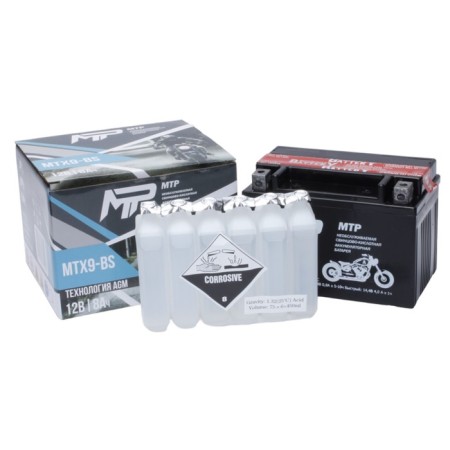 Battery MTP MTX9-BS, 12V, AGM, Direct, 90 A, 150 x 87 x 105 mm-1