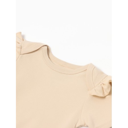 Body Children with ruffles Minaku "Nature", beige color, height 80-86 cm-6