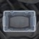 Boxing for storing sewing accessories, 29.5 × 19 × 13.5 cm, the color is transparent