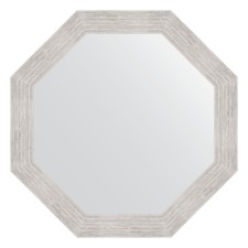 Mirror in the baguette frame, silver rain 70 mm, 67x67 cm