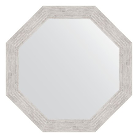 Mirror in the baguette frame, silver rain 70 mm, 67x67 cm