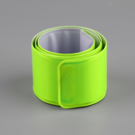 Reflective slap score, self-fixing, 3 × 40 cm, light green color-2
