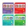 Pazle stickers set, 4 pcs. 12 p.