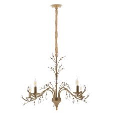 Riana chandelier 5he14 40W gold 55x55x45cm Bayerlux