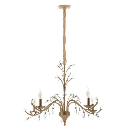 Riana chandelier 5he14 40W gold 55x55x45cm Bayerlux