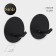 A set of hooks of self -adhesive stalls Stölz “Classic. Circle ", 2 pcs, black color