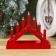 LED figure "Red Christmas Hill", plastic, AAX2 batteries (not in the kit), a glow of warm white