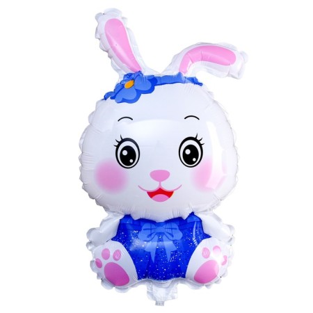 Ball-toy 12 "" Cute Bunny ", blue color-1