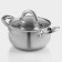 Stainless steel pan of the Hyperion, 1.9 l, d = 16 cm, with a lid