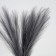 Pampas artificial grass, height 43 cm, 5 brushes, dark gray color