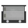 Kitchen hood Homsair Flat 60 Glass, 20 m2, 2 modes, black