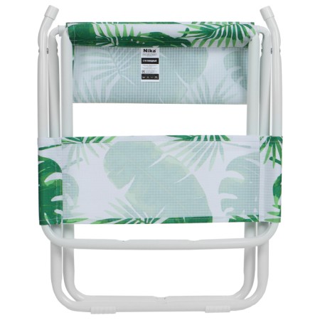 Folding stool, tropical leaves-5