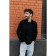 Jumper male ise, size 58, black color