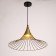 Lamp Bayerlux 40399/1 E27 40W gold 45x45x25-125 cm