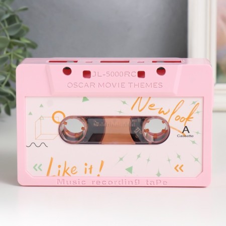Musical Souvenir "Audio Cassette. Pink Style" 17x11x5 cm