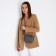 Bag Cross-Bodi with a zipper, gray color