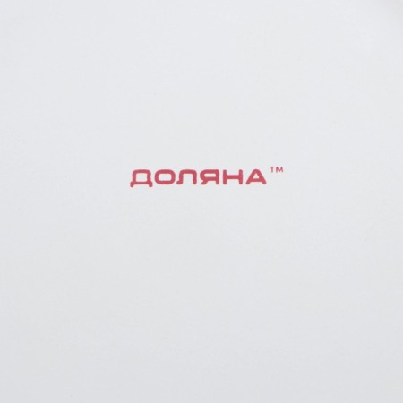 Board ceramic dining shade "Vanilla", d = 27 cm, white color-3