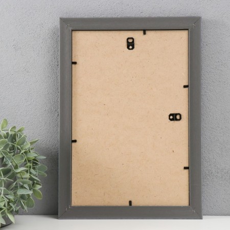 Photo frame Plastic "Mira" 20x30 cm dark nut (plastic screen)-2