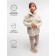 Children's jacket Amarobaby Lama, height 110 cm, beige color