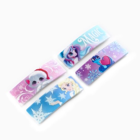 Hair hair clip "New Year Mix", 5.3 x 1.8 cm-7