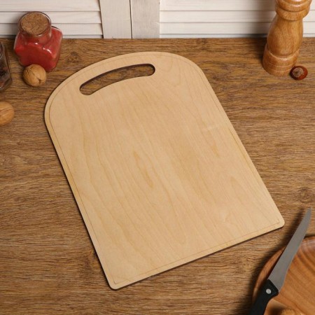 A set of boards of cutting double -sided, cylinder, neckline, 3 pieces-2