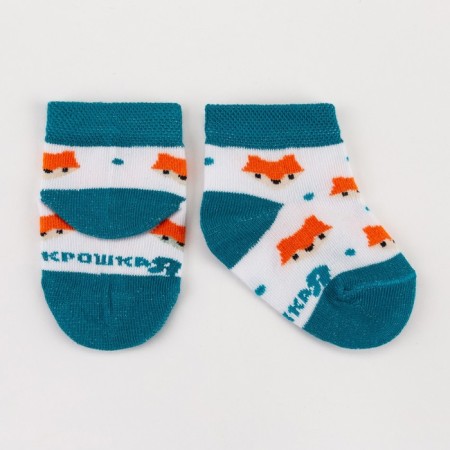 Набор носков Крошка Я "Лисичка", 2 пары, 12-14 см-5