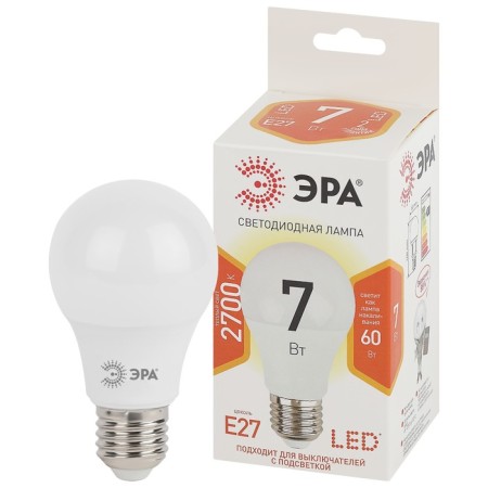 LED LED era Standard “Pear”, 7 watts, E27, 560 lm, 2700k, glow warm white