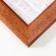 Photo frame pine c24 brown 21x30 (plastic screen)