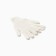 Gloves double, white color, rn 20