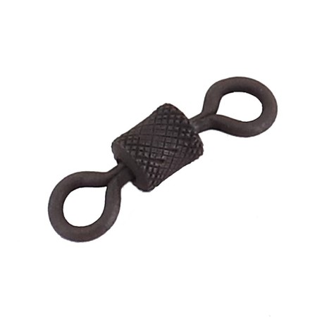 Namazu Pro Rolling Ribbed Swivel, Brass, Carbon, EST-9 kg, packaging 10 pcs.-3
