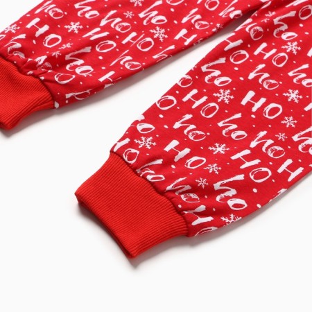 Pajamas for a boy, red color, height 104 cm-8
