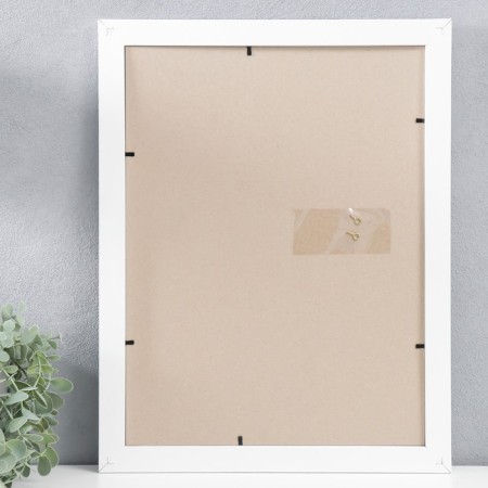 Frame for photo MDF 30x40cm "Trend", white (plastic screen)-3
