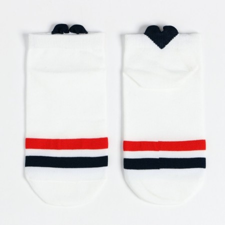 Women's socks, white color, size 36-40-3