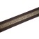 Bar for the cornice "grace", height 7 cm, length 25 m, color gold, wenge