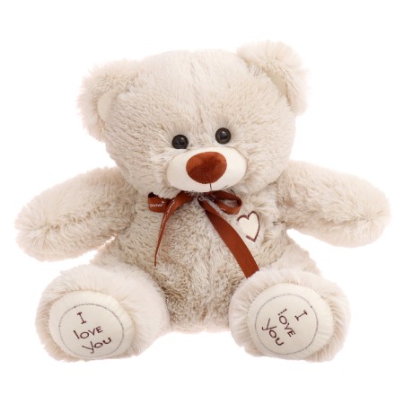 Soft toy "Bear Archie" Latte, 50 cm-2