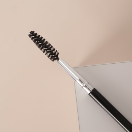 Makeup brush, bilateral, with a brush, 18 (+/- 1) cm, black color-5